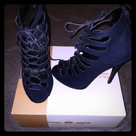 Call It Spring Shoes - Call It Spring Sexy Navy Heels 8.5